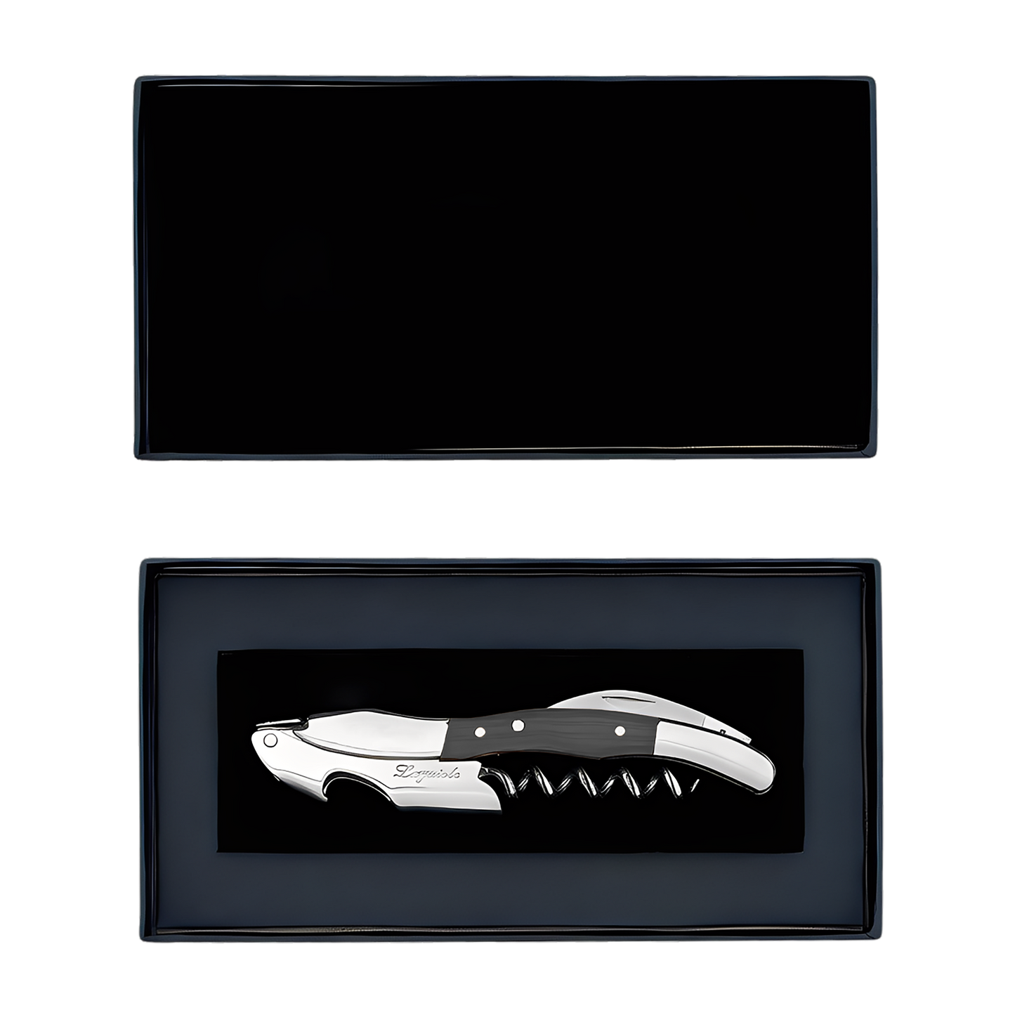 Laguiole Sommelier Corkscrew In Black Gift Box