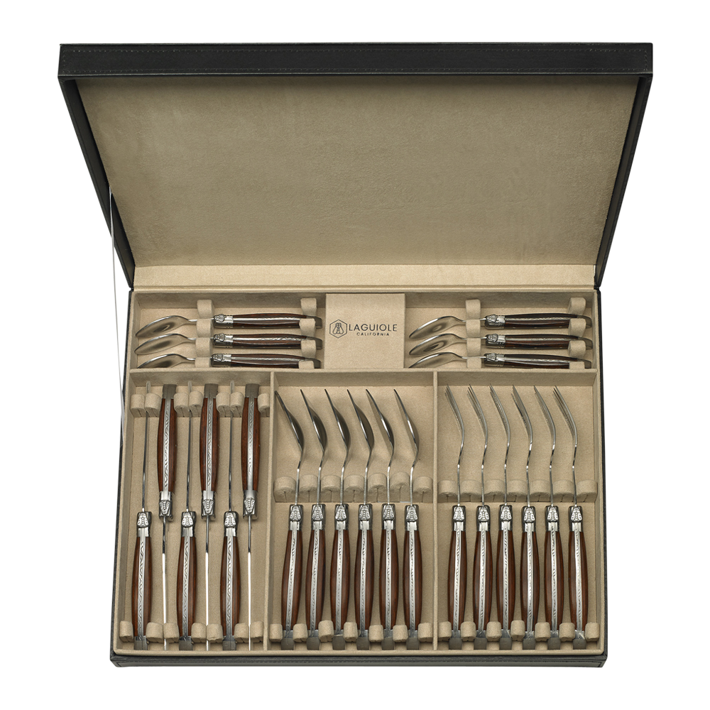 Flatware Set Rosewood (24 Piece)