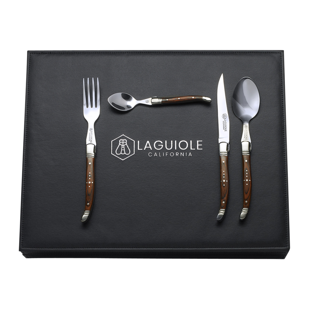 Flatware Set Rosewood (24 Piece)