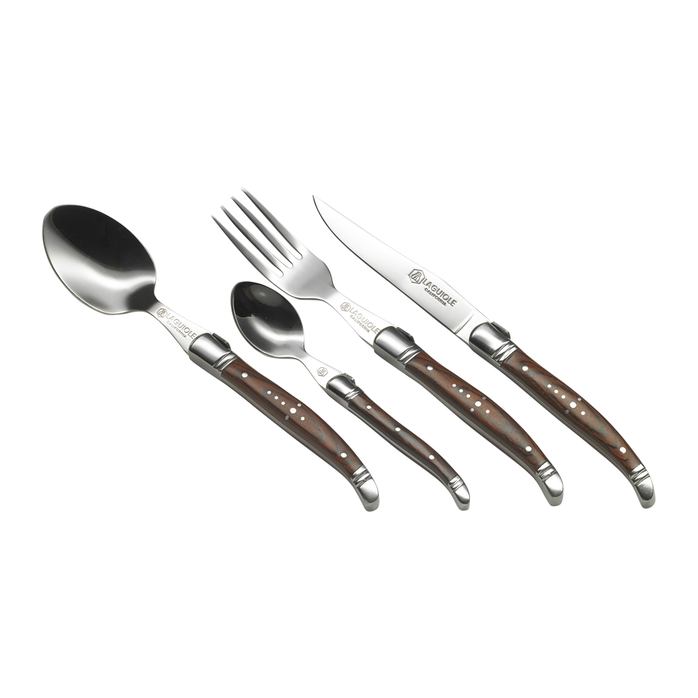 Flatware Set Rosewood (24 Piece)