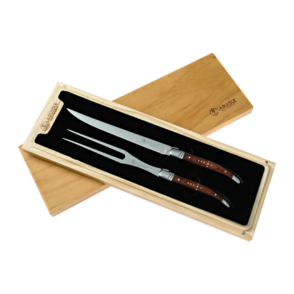 Carving Knife & Fork Set Rosewood
