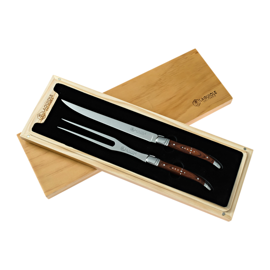 Carving Knife & Fork Set Rosewood