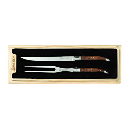 Carving Knife & Fork Set Rosewood