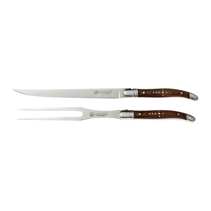 Carving Knife & Fork Set Rosewood