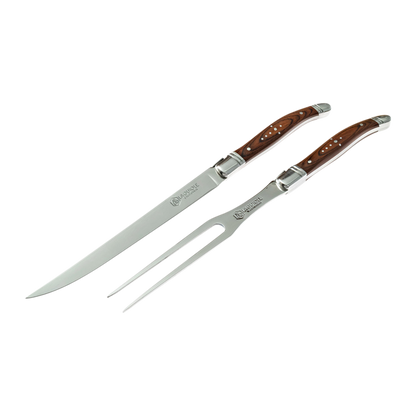 Carving Knife & Fork Set Rosewood