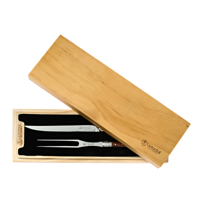 Carving Knife & Fork Set Rosewood