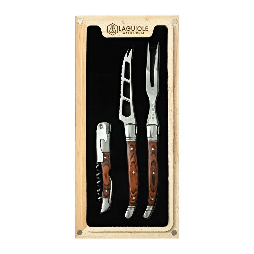 Cheese Knife Set Rosewood