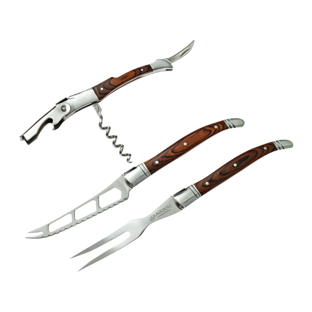 Cheese Knife Set Rosewood