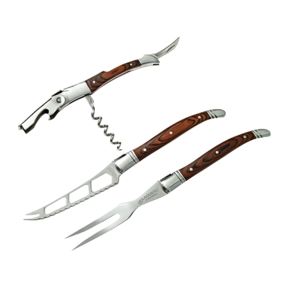 Cheese Knife Set Rosewood
