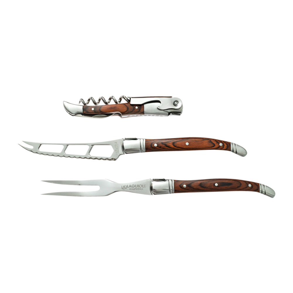 Cheese Knife Set Rosewood