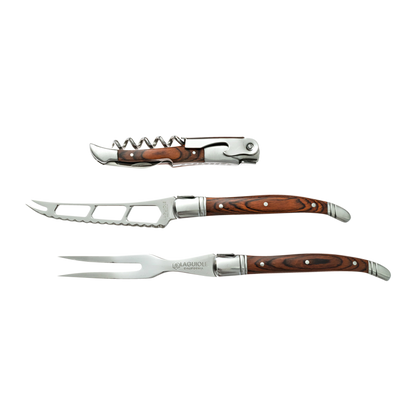 Cheese Knife Set Rosewood
