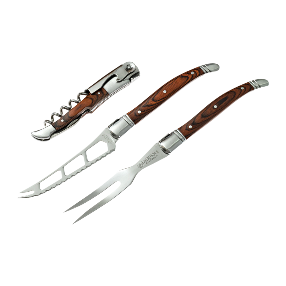 Cheese Knife Set Rosewood