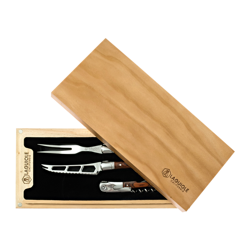 Laguiole Cheese Knife Set Rosewood