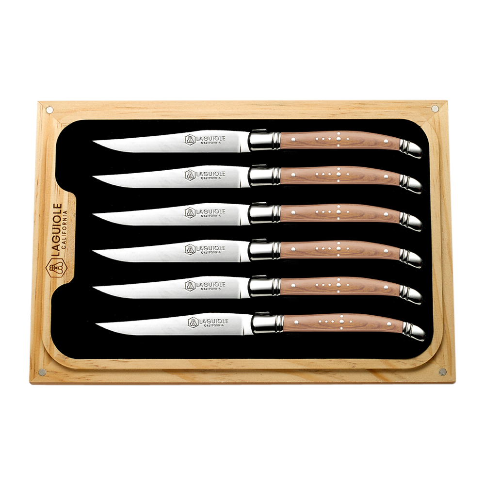 Steak Knife Naturalwood (Set of 6)
